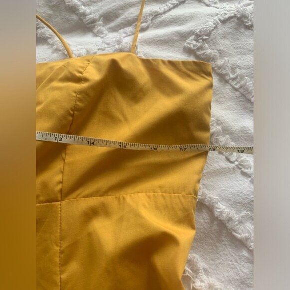 En Saison - yellow midi dress (large) - Picture 9 of 15